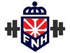 Logo de la Federación Navarra de Halterofilia