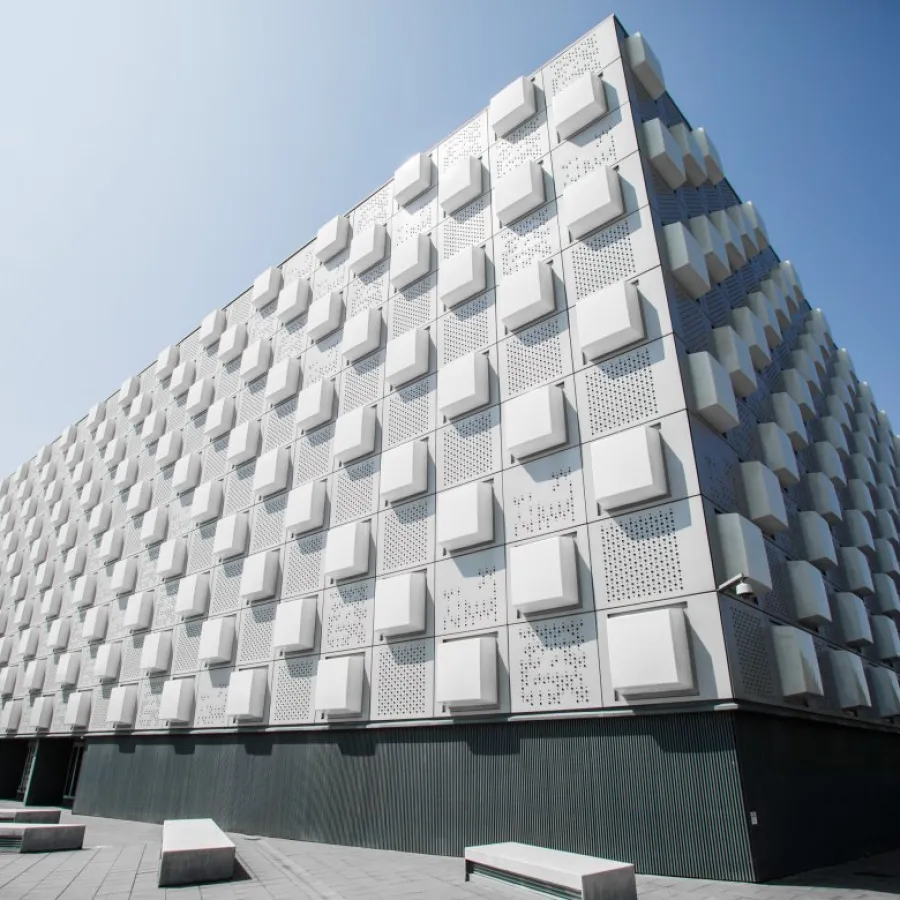 Exterior del edificio de Navarra Arena