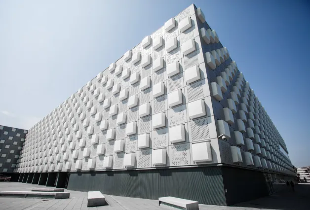 Exterior del edificio de Navarra Arena