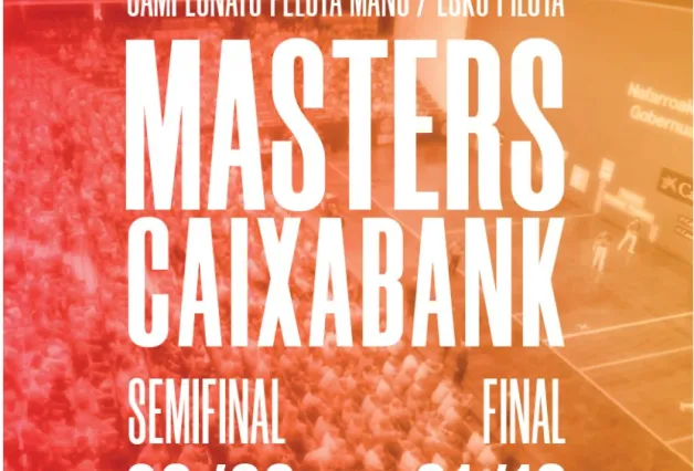 Campeonato Pelota masters Caixabank 2023 cartel