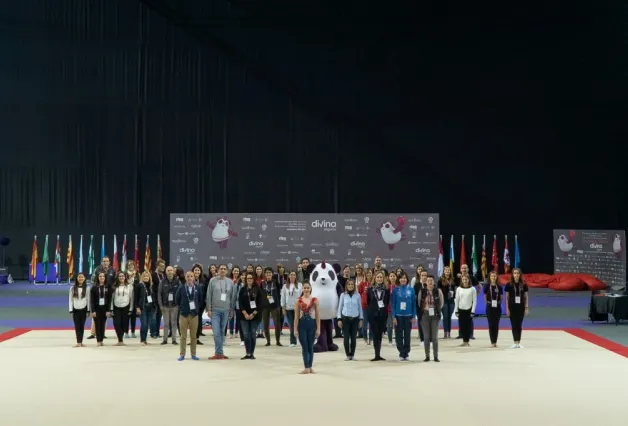 Participantes del Campeonato Gimnasia Rítmica