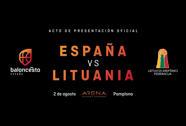 España vs Lituania Acto de presentación