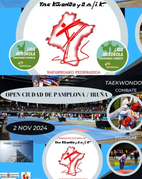 Cartel del Open Ciudad de Pamplona 2024