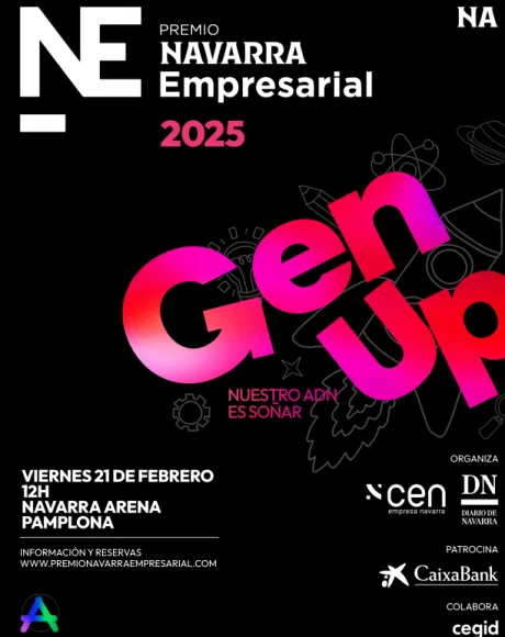 Cartel del Premio Navarra Empresarial 2025