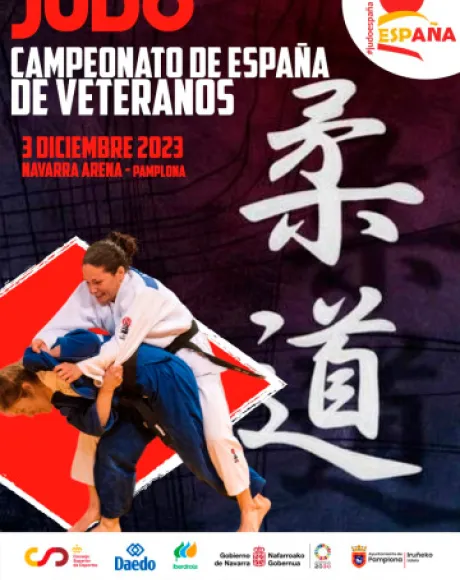 Campeonato Espña Veternaos Judo 2023 cartel