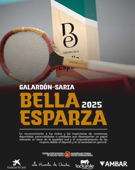 Galardón Bella Esparza 2025 cartel