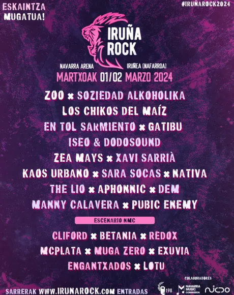 Iruña Rock 2024 cartel