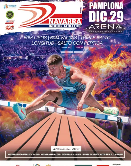 Navarra Indoor Athletics 2023 cartel