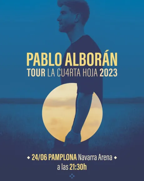 Pablo Alborán 2023 cartel