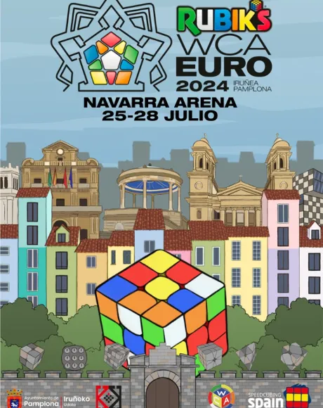 Rubiks WCA Euro 2024 cartel