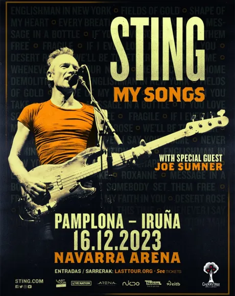 Sting My Songs 2023 cartel