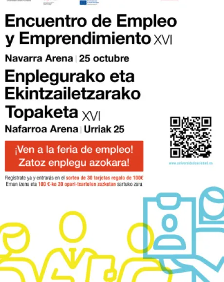 Encuentro de Empleo y Emprendimiento XVI (UPNA) 2023 cartel