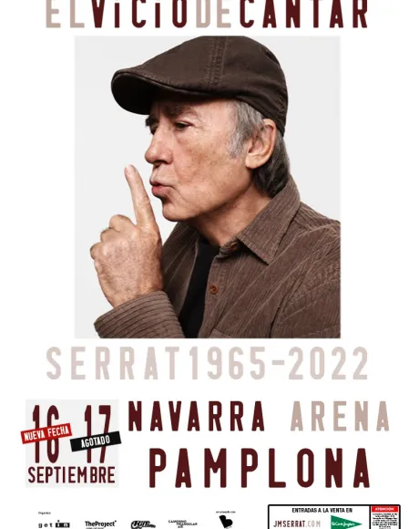 Joan Manuel Serrat cartel 2022