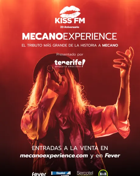 Kiss Fm Mecano Experience cartel 2022