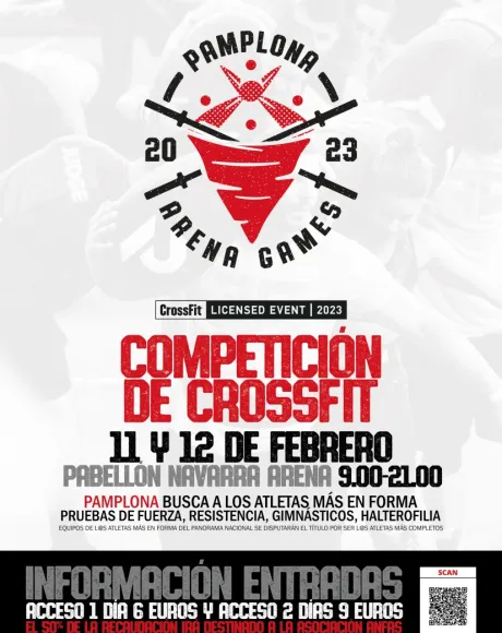 Pamplona Arena Games CROSSFIT 2023 cartel