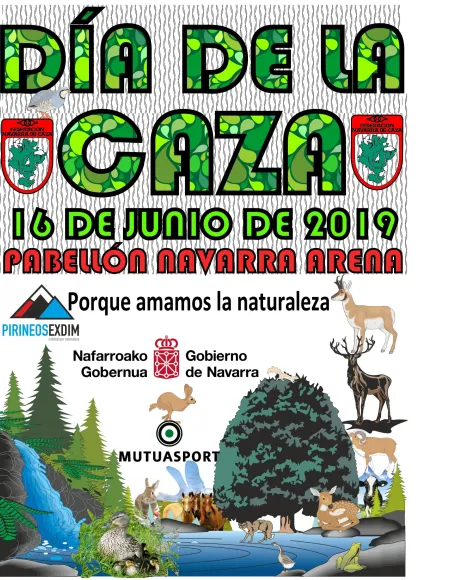 Día de la caza en Navarra 2019 cartel