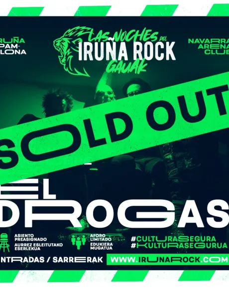 El Drogas Iruña rock cartel 2020