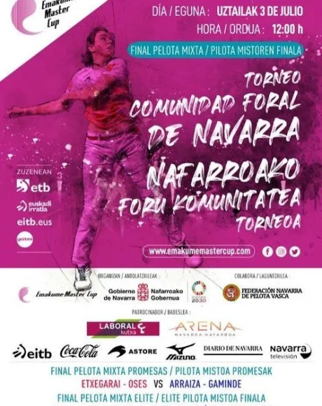 Torneo Comunidad Foral de Navarra cartel 2021