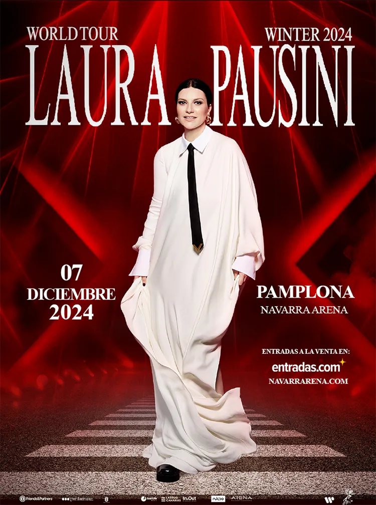 Cartel de Laura Pausini WorldTour Winter 2024