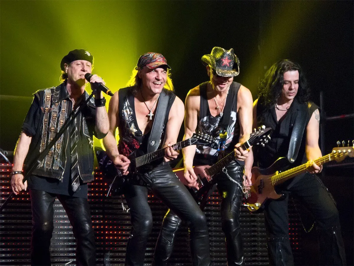 Scorpions en un directo