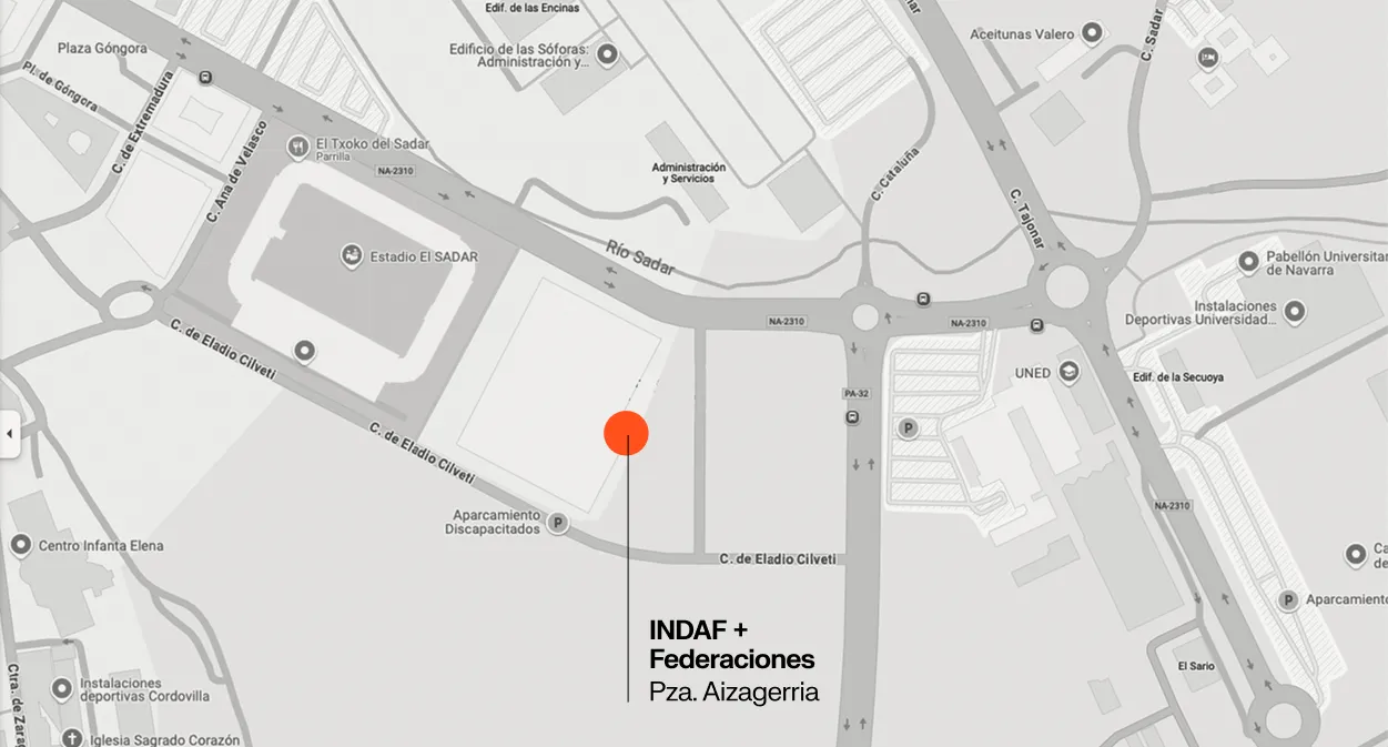 INDAF mapa