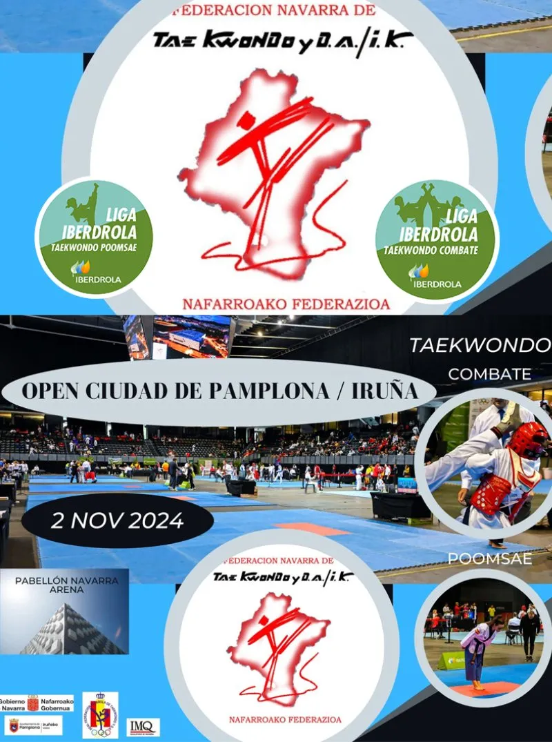 Cartel del Open Ciudad de Pamplona 2024