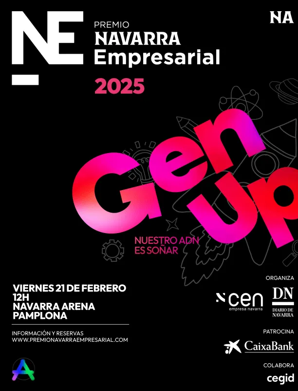 Cartel del Premio Navarra Empresarial 2025
