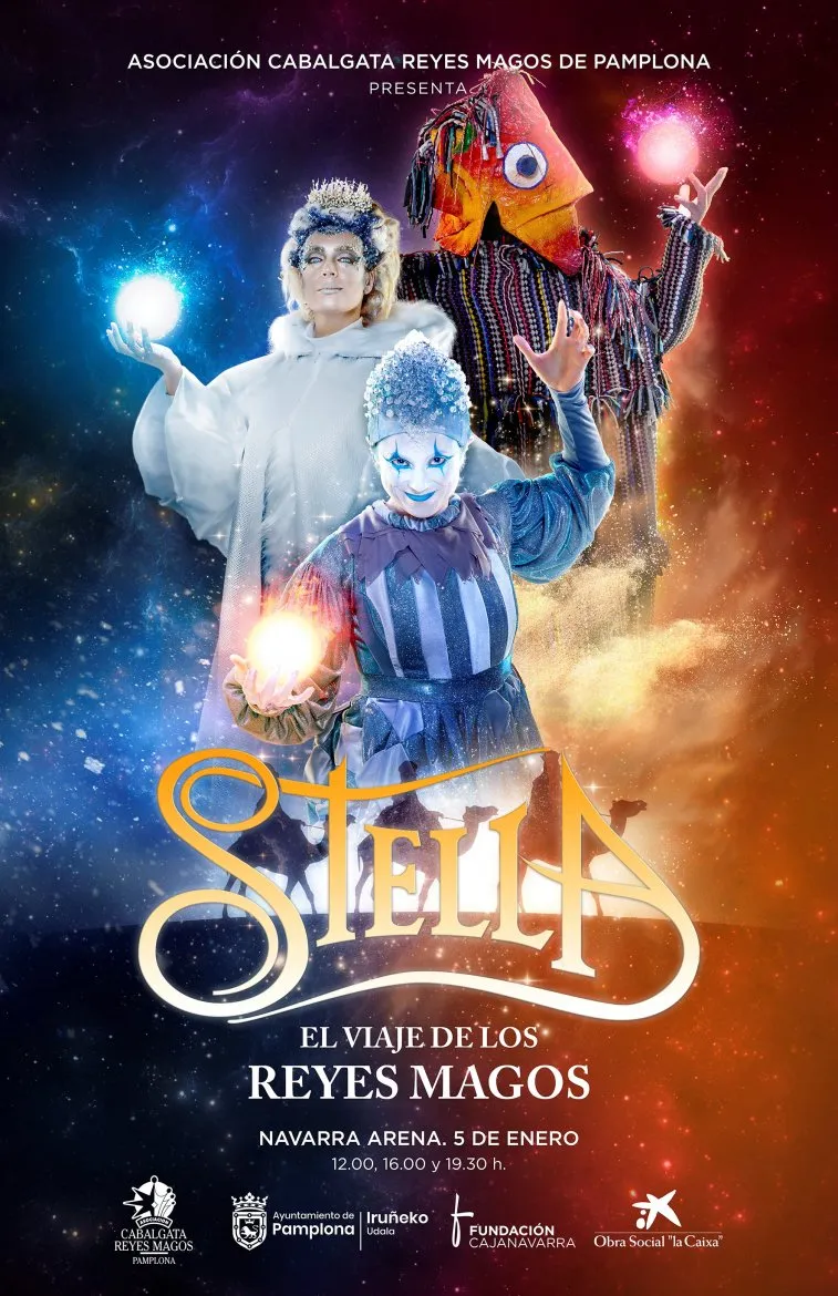 Cartel de Stella, el viaje de los Reyes Magos