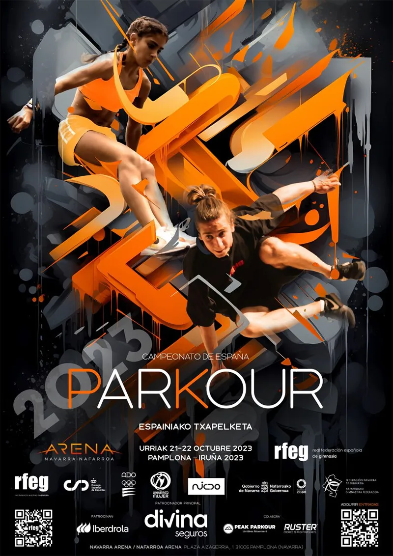 Campeonato de España de Parkour 2023 cartel