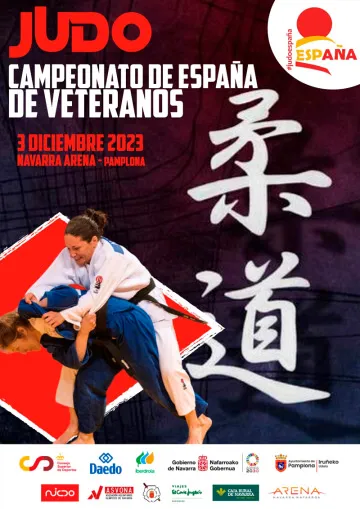 Campeonato Espña Veternaos Judo 2023 cartel