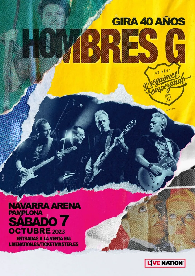 Hombres G 2023 cartel