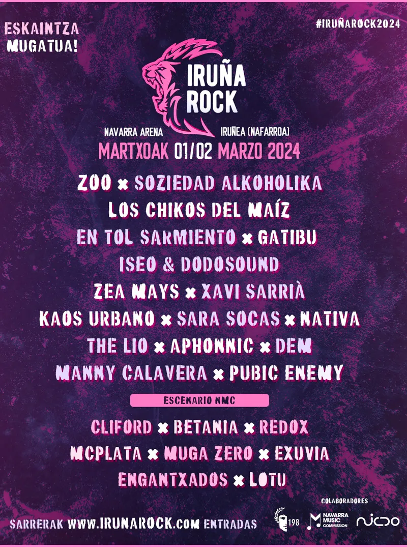 Iruña Rock 2024 cartel
