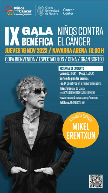 IX Gala Benéfica de Niños Contra el Cáncer 2023 cartel