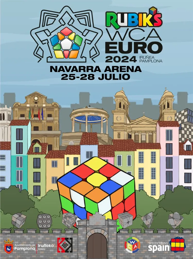 Rubiks WCA Euro 2024 cartel