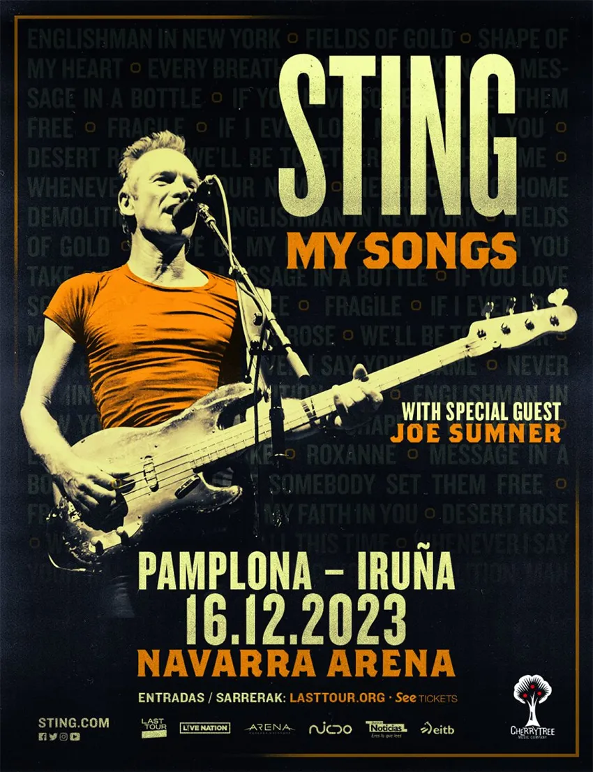 Sting My Songs 2023 cartel