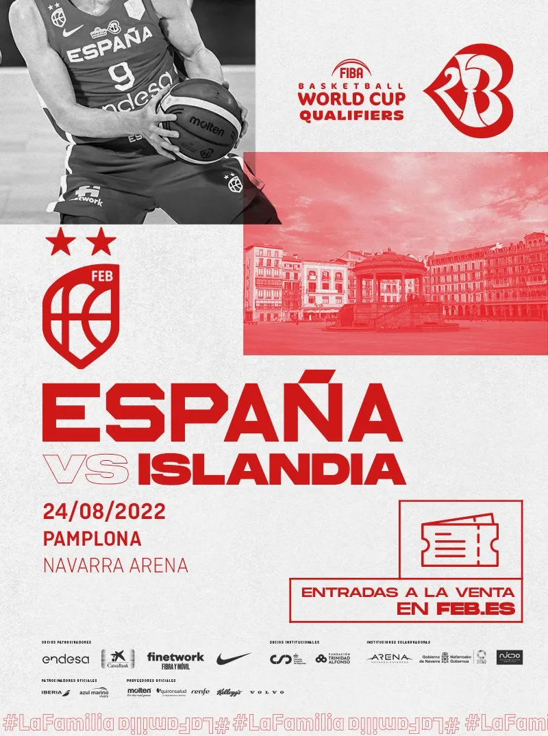 España - Islandia cartel 2022