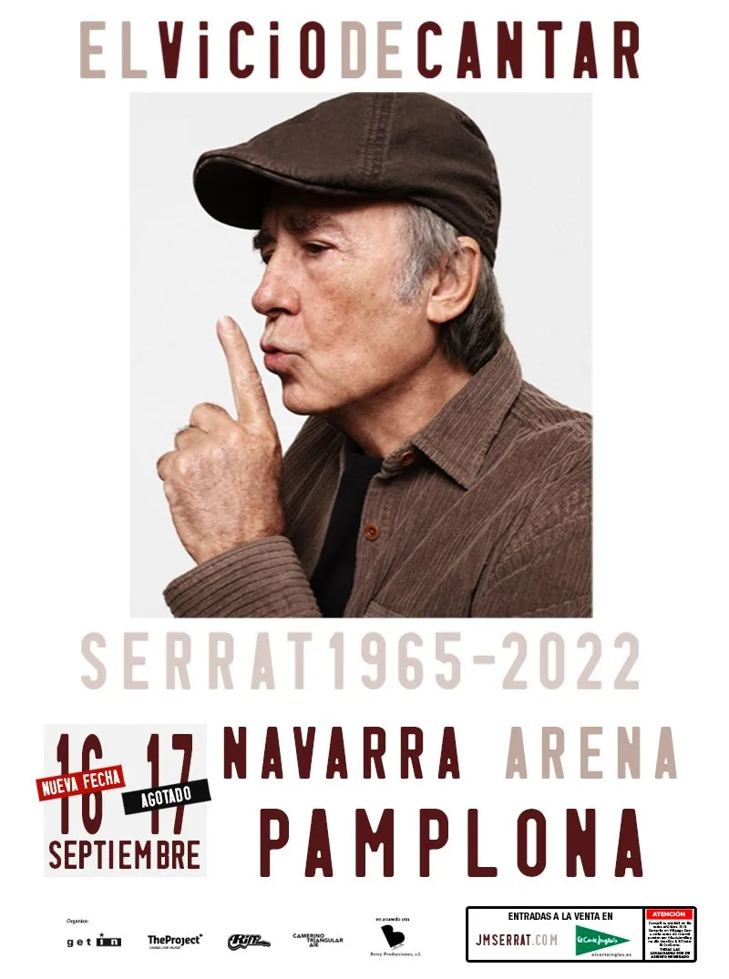 Joan Manuel Serrat cartel 2022