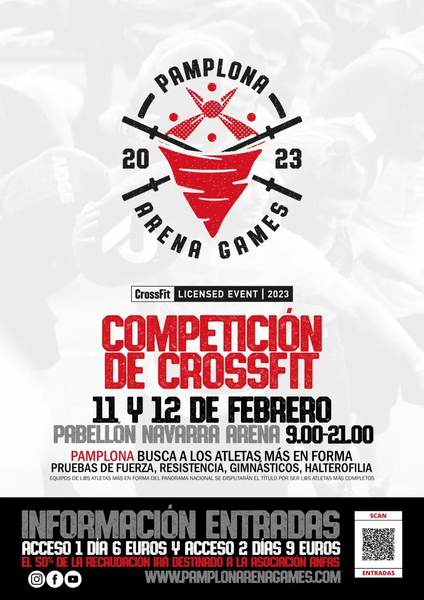 Pamplona Arena Games CROSSFIT 2023 cartel