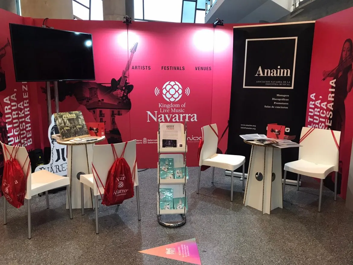 Stand 'Navarra Kingdom of Live Music' en BIME