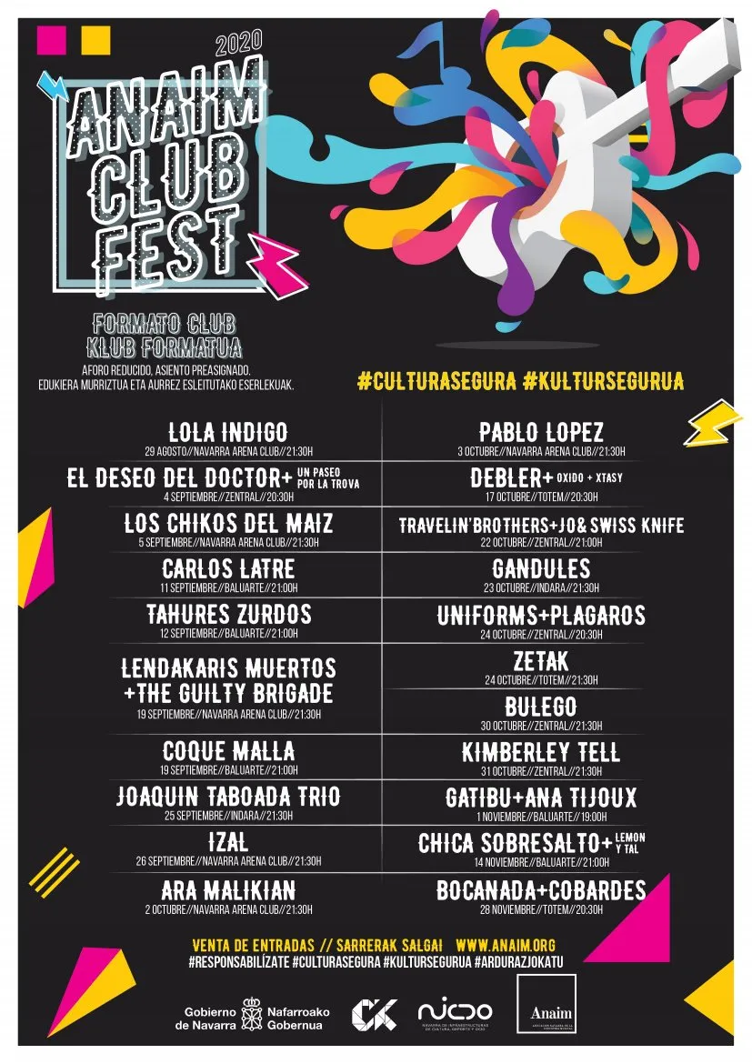 ANAIM Club Fest cartel 2020