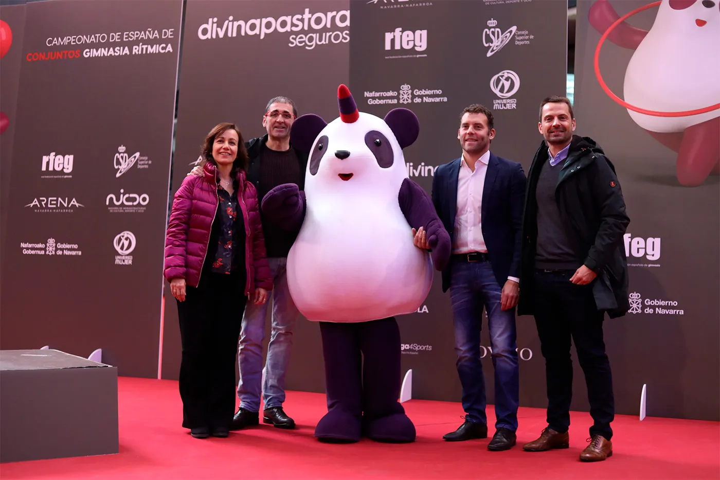 Pandi mascota del Campeonato