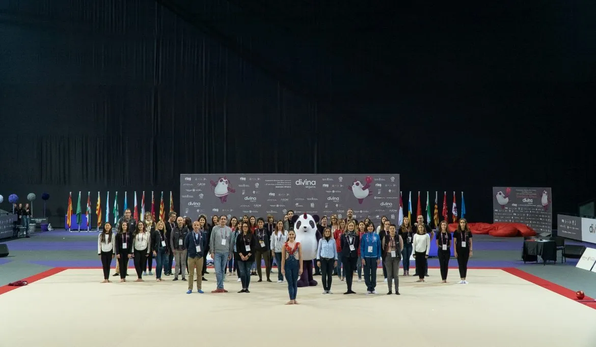 Participantes del Campeonato Gimnasia Rítmica