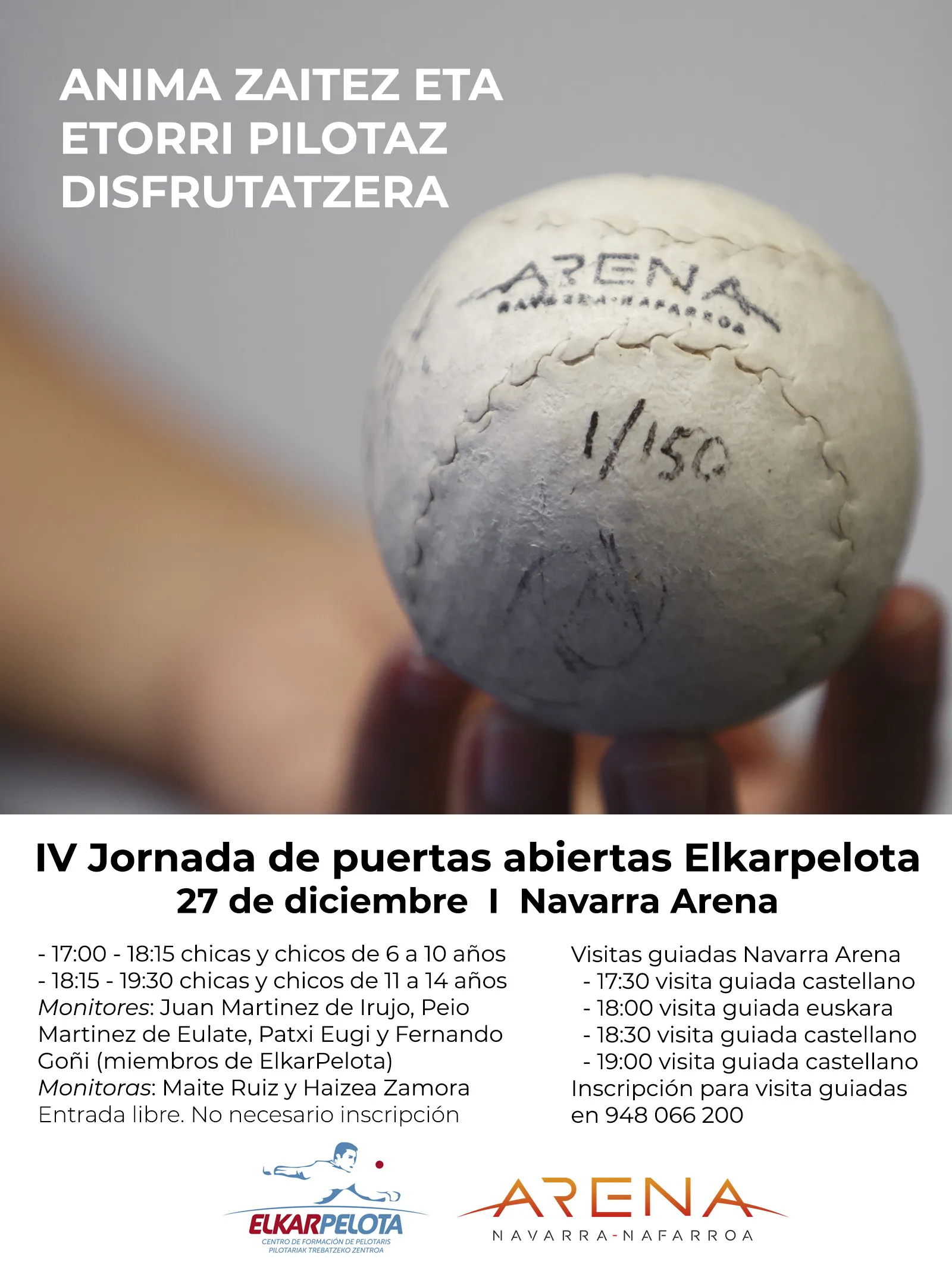 IV jornada de puertas abieras Elkarpelota 2018
