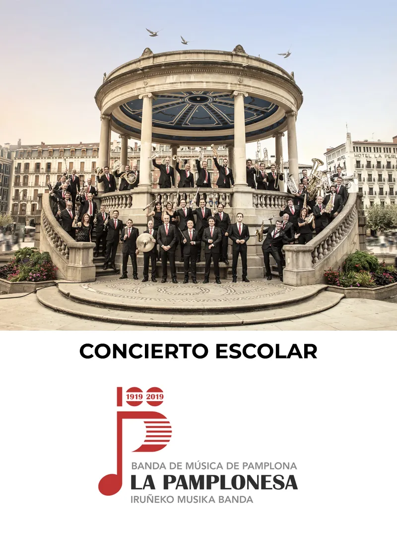 La pamplonesa Concierto escolar 2019 cartel