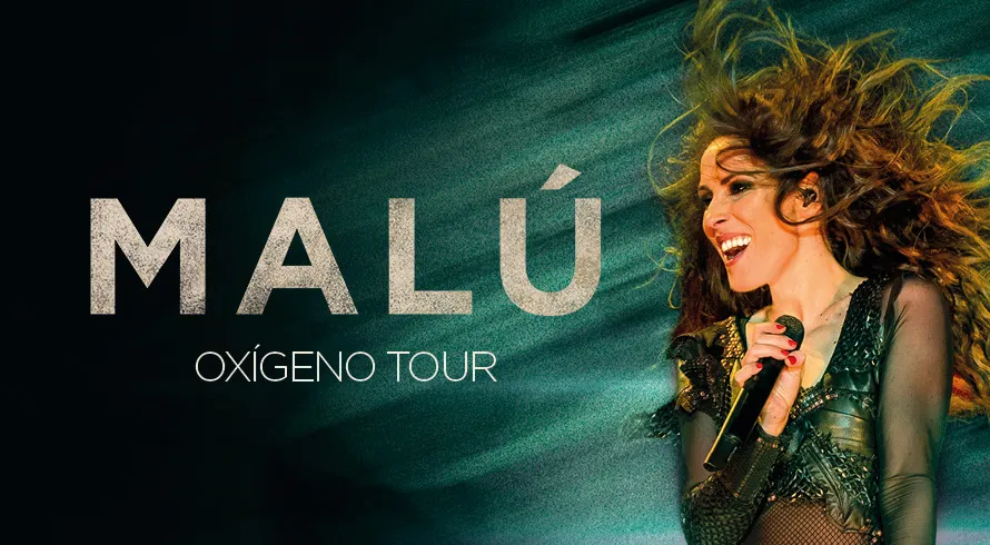 Malú Oxígeno Tour cartel