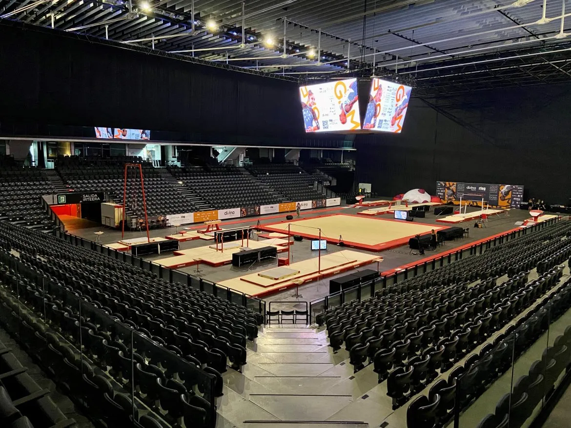 Pista para Gimnasia Artística en Navarra Arena