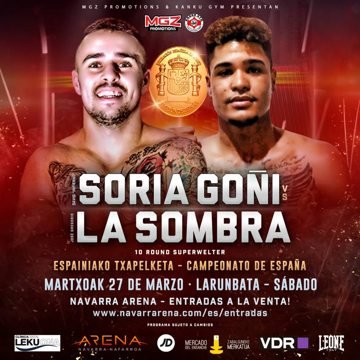 Soria Goñi vs La Sombra cartel 2021