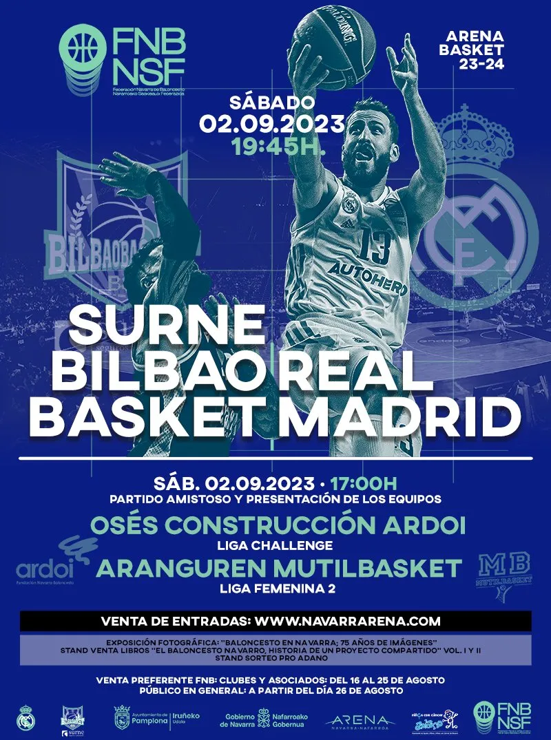 Surne bilbao basket vs Real Madrid 2023