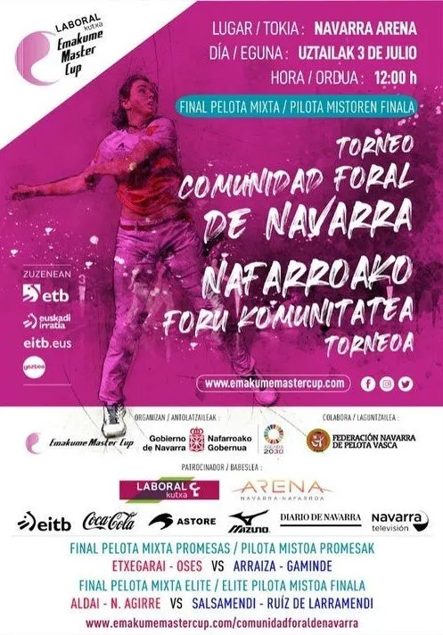 Torneo Comunidad Foral de Navarra cartel 2021