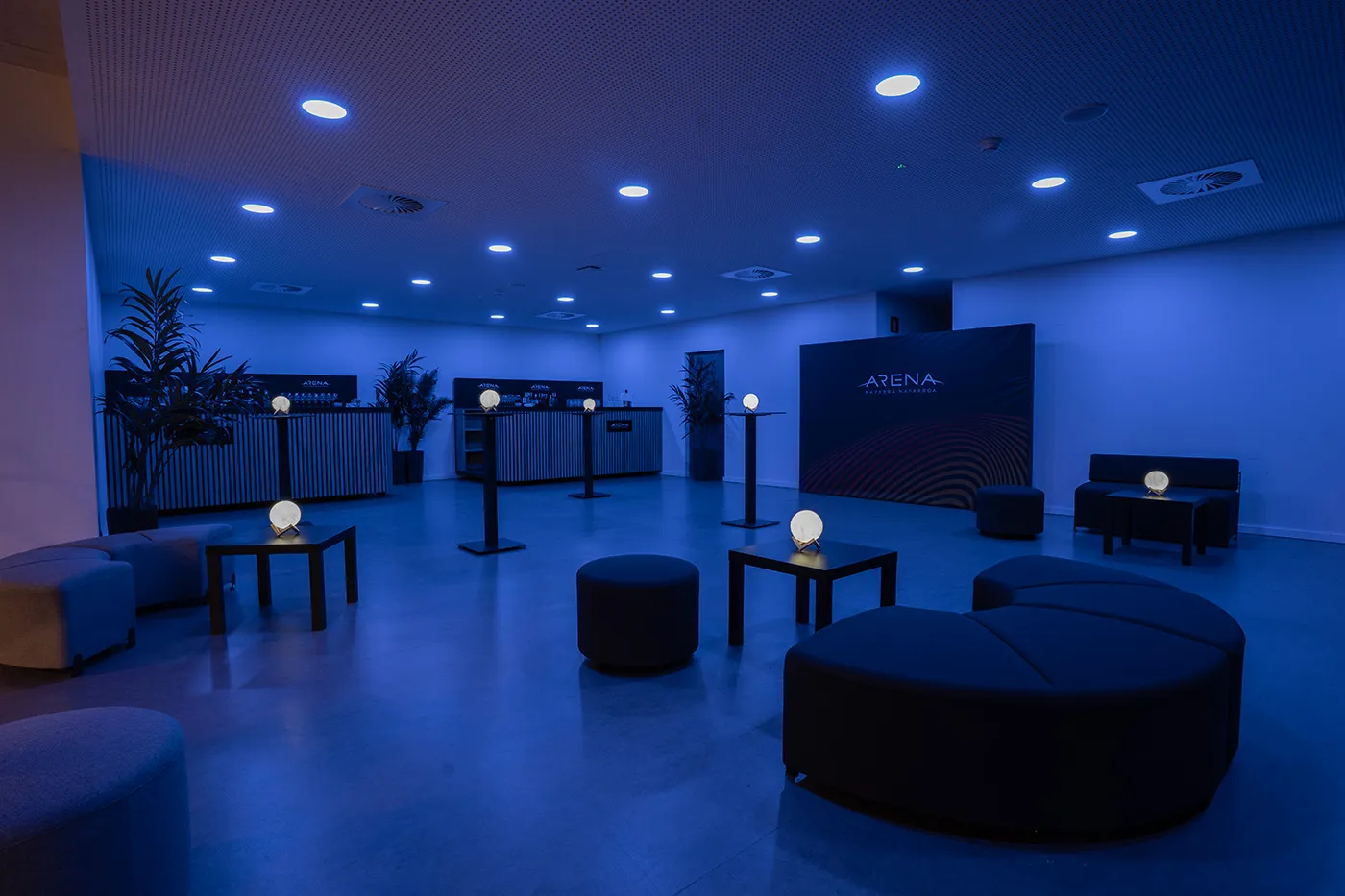 Sala Premium. Azul.
